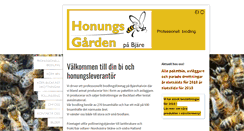 Desktop Screenshot of honungsgarden.com